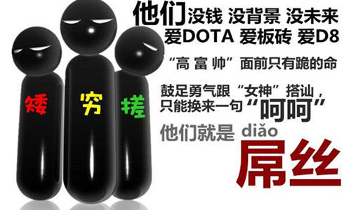 网络流行语也要国际范:屌丝高富帅英文秀 - 报