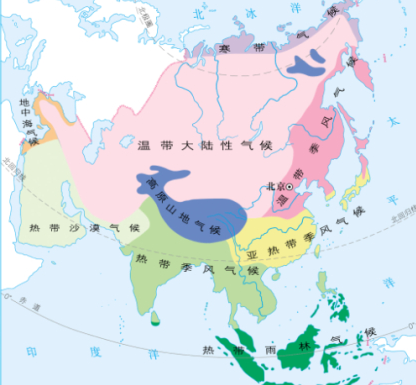 世界气候类型填充图,世界主要气候类型,世界气候 ...
