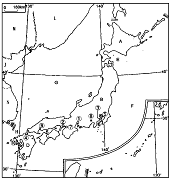 學科中考 >> 資訊內容 四大島嶼:a北海道島,b本州島,c四國島,d